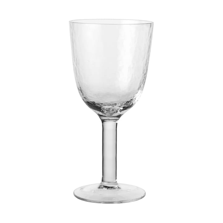 Hammered hvitvinsglass 30 cl - Klar - Broste Copenhagen