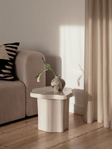 Ingrid keramikvase 14,5 cm 3-stk. - Beige-black - Broste Copenhagen