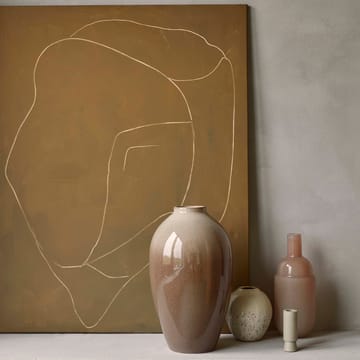 Ingrid keramikvase 40 cm - Simple taupe-brown - Broste Copenhagen