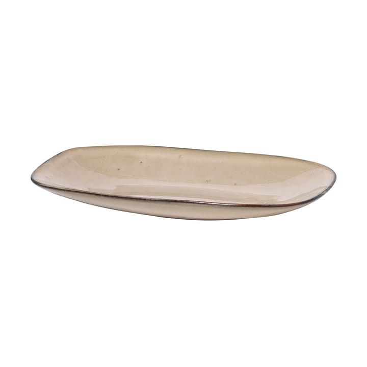 Larni tallerken 16x26,5 cm, Beige Broste Copenhagen