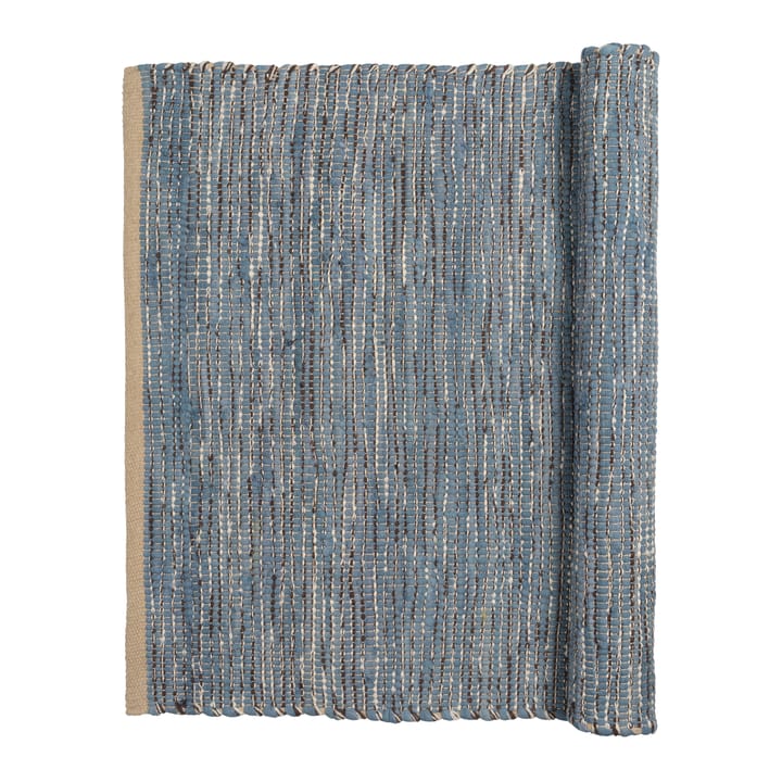 Magda bomullsgulvteppe 80x250 cm, Flint stone blue Broste Copenhagen