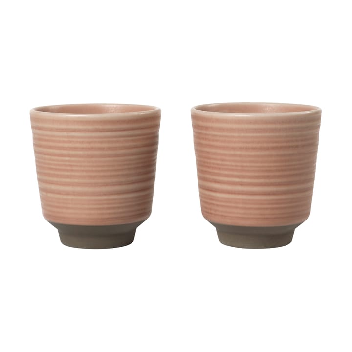 Miko kopp 15 cl 2-pk - Dusty pink - Broste Copenhagen