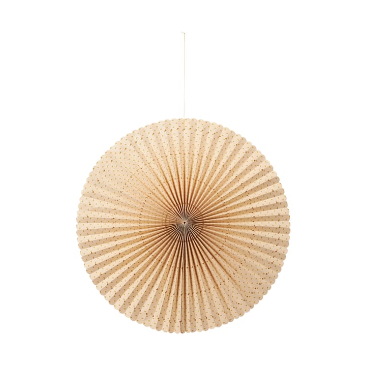 Stella rosette adventsstjerne L Ø60 cm - Natural-harvest gold - Broste Copenhagen