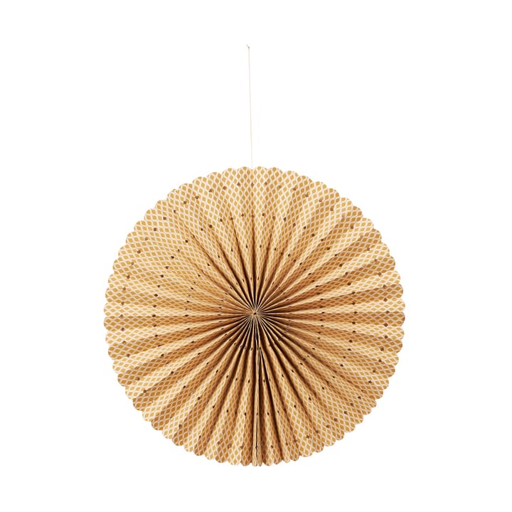 Stella rosette adventsstjerne M - Harvest gold-natural - Broste Copenhagen