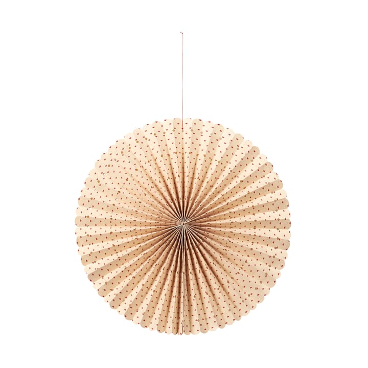 Stella rosette adventsstjerne M - Natural-pompeian red - Broste Copenhagen