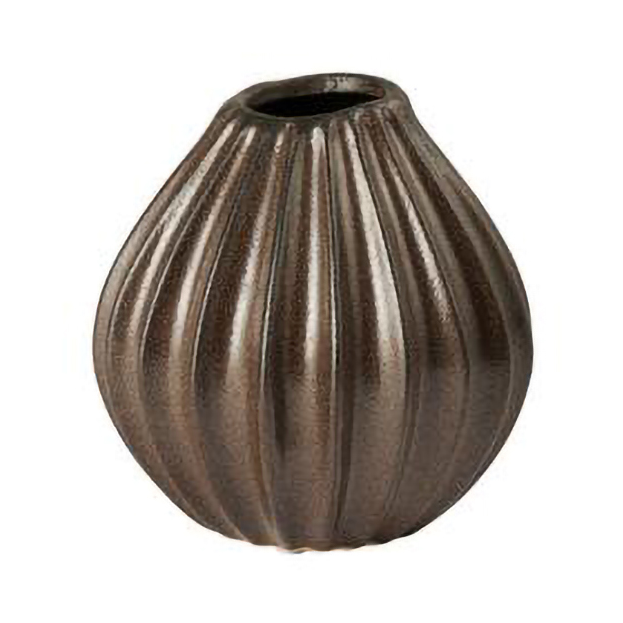 Bilde av Broste Copenhagen Wide vase S 15 cm Brown