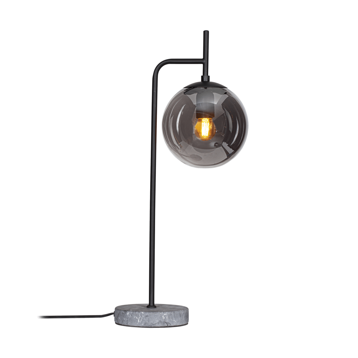 Bilde av By Rydéns Boyle bordlampe 60 cm Røykgrå