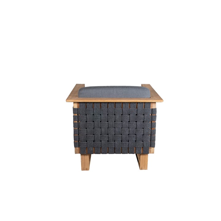 Angle Lounge lenestol - Dark grey, teak - Cane-line