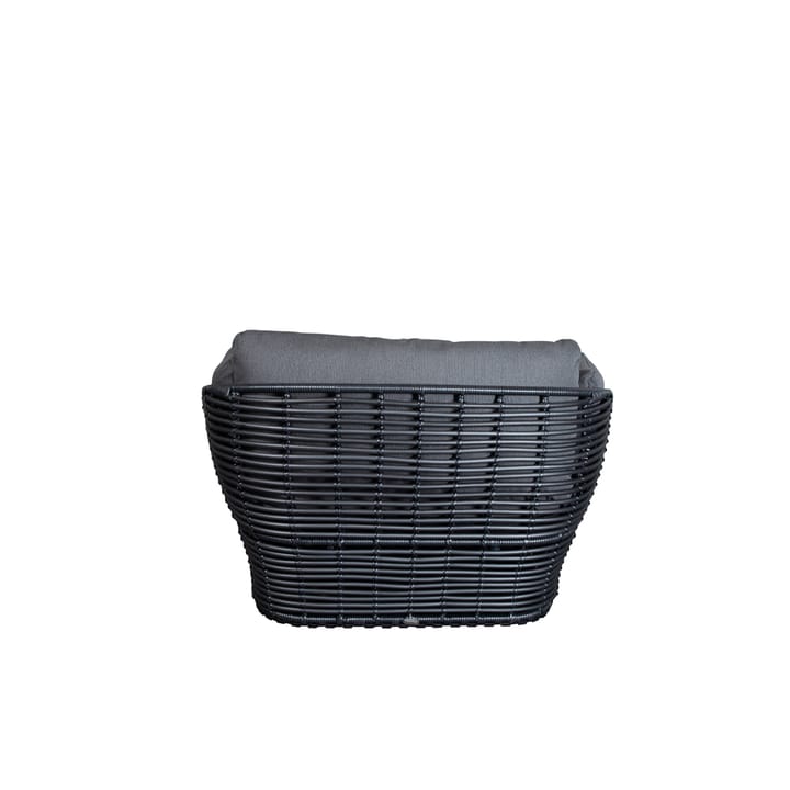 Basket Lounge lenestol - Graphite grey, inkl. gråe puter - Cane-line