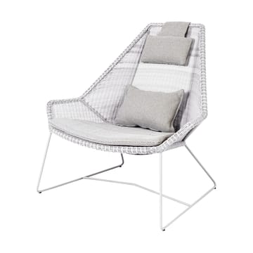 Breeze Loungestol putesett, høy rygg - Focus light grey - Cane-line