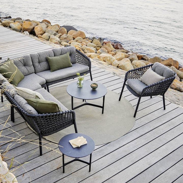 Ocean modulsofa, Dark grey, hjørnedel Cane-line