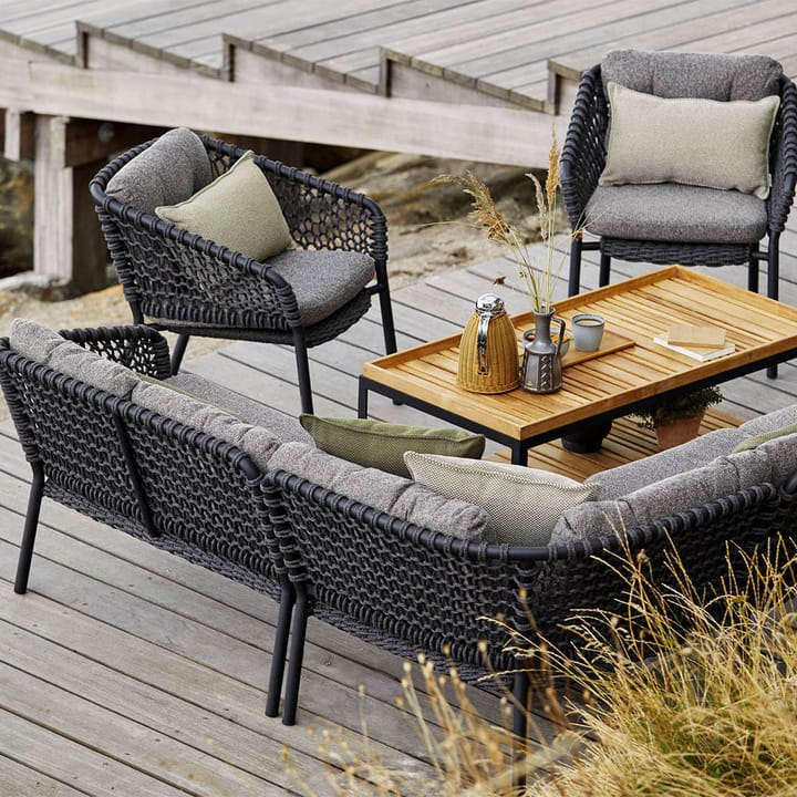 Ocean modulsofa, Dark grey, høyre Cane-line