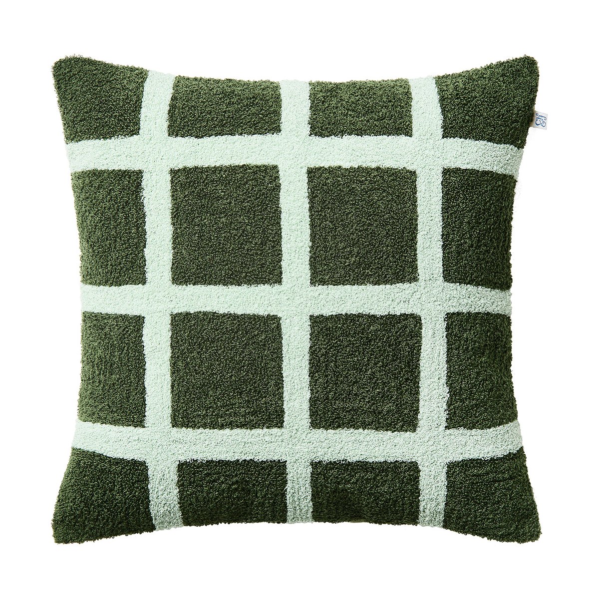 Bilde av Chhatwal & Jonsson Check putetrekk50x50 cm Cactus green-aqua