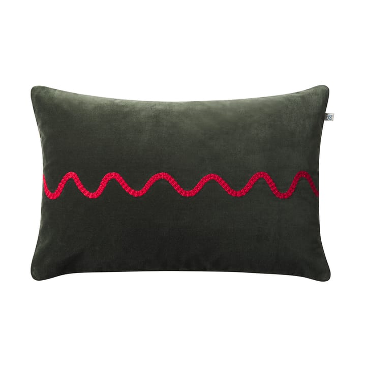 Natu putetrekk 40x60 cm - Forest green-red - Chhatwal & Jonsson