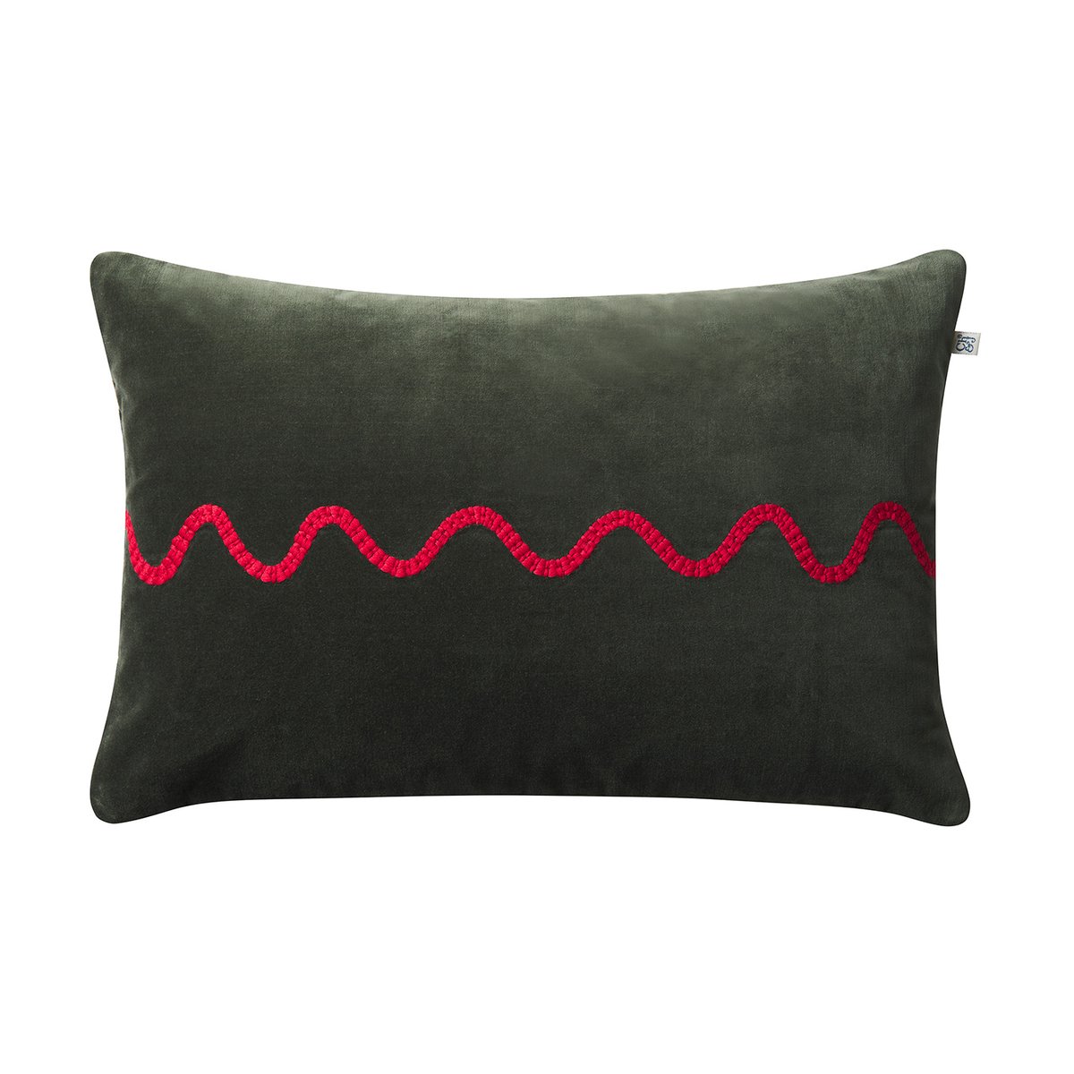 Bilde av Chhatwal & Jonsson Natu putetrekk 40x60 cm Forest green-red