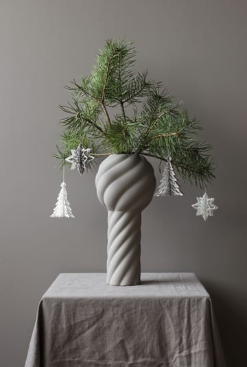 Paper Pinetree pynt 2-pakn. - Natural - Cooee Design