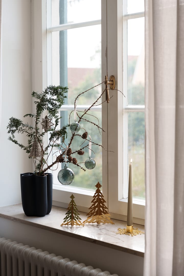 Pinetree dekorasjonsgran 15 cm, Brass Cooee Design