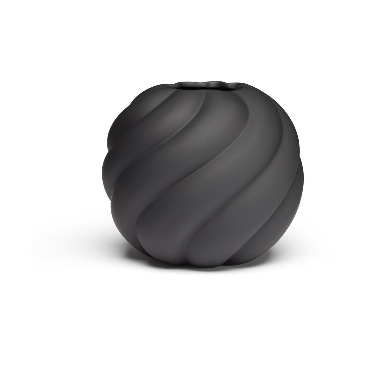 Bilde av Cooee Design Twist Ball vase 12 cm Black