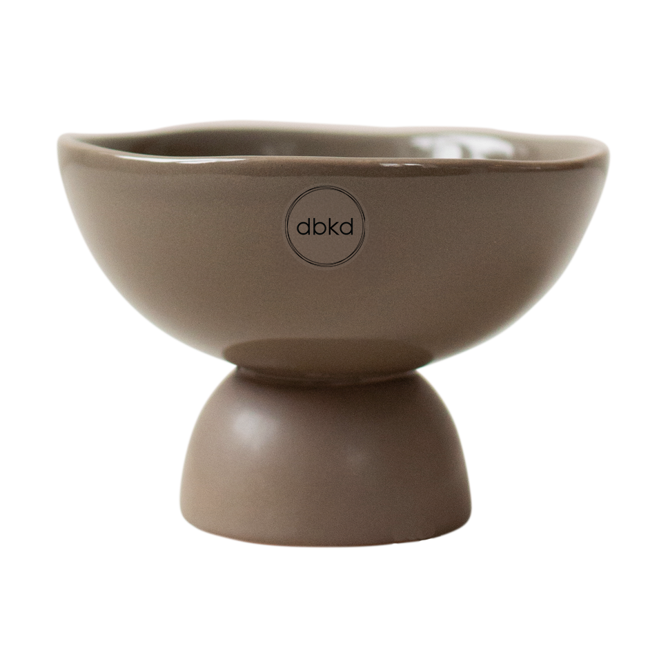 Bilde av DBKD Base Dome krukke S Ø12 cm Dust