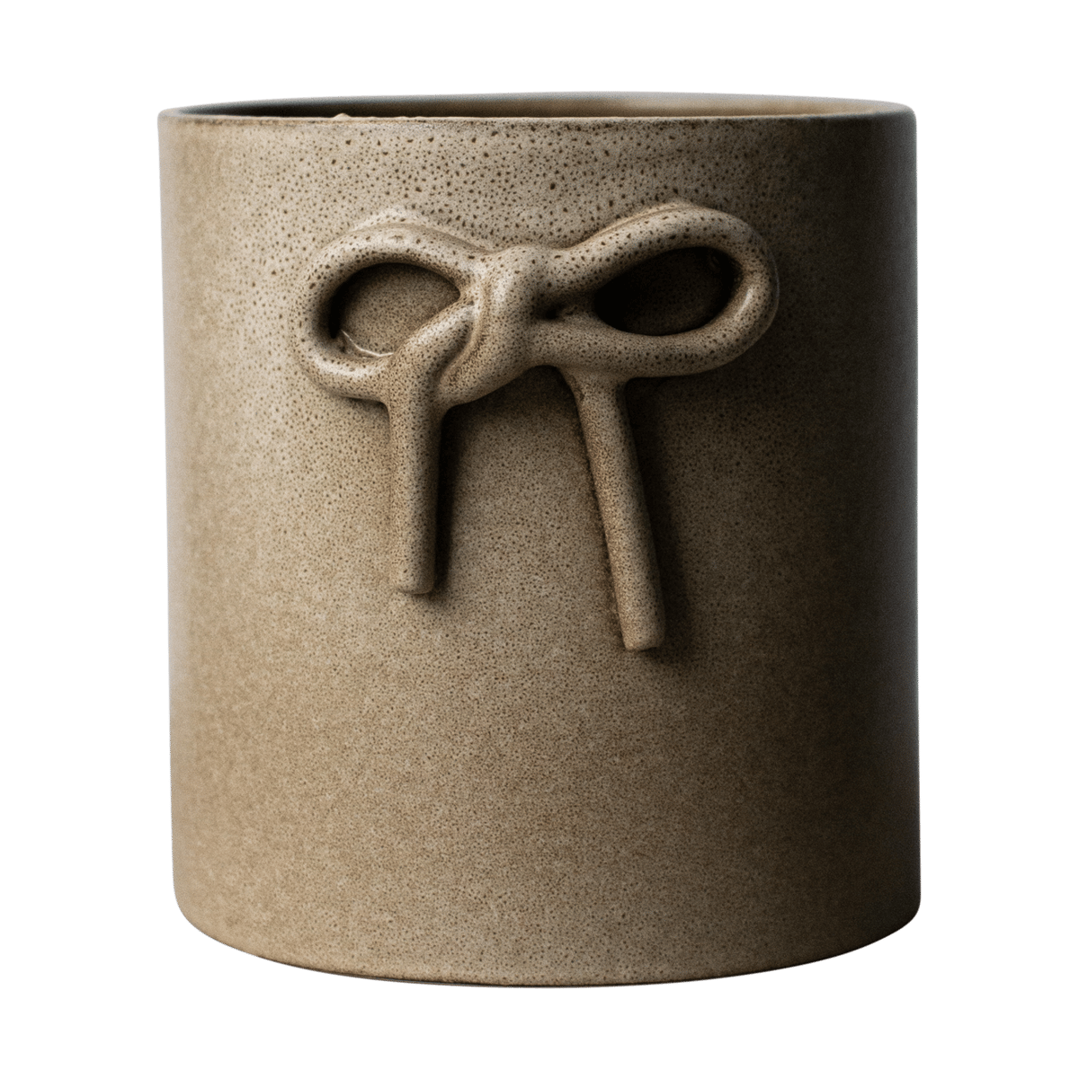 Bilde av DBKD Bow krukke Ø14 cm Beige