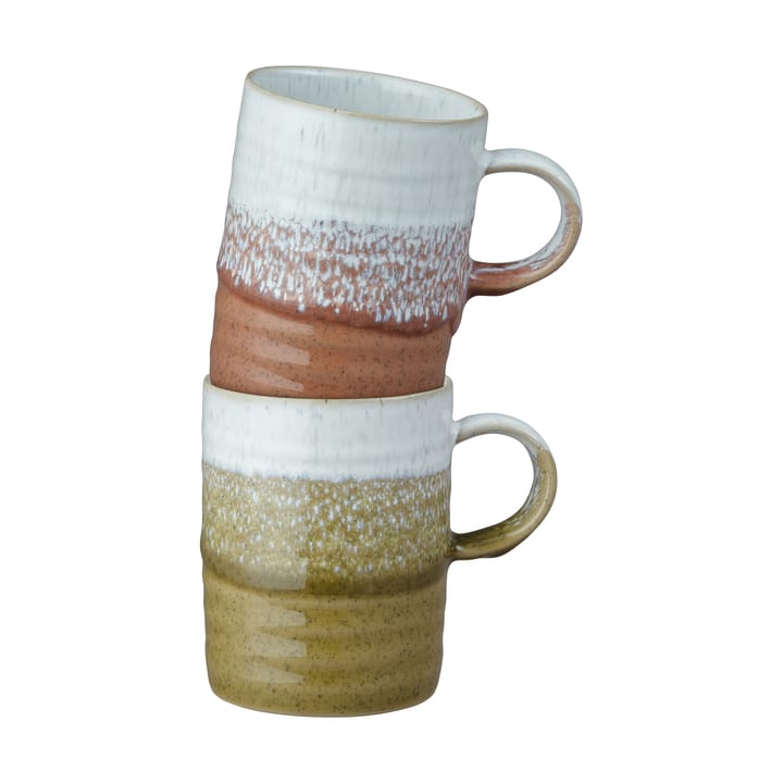 Kiln Accents kopp 40 cl 2 deler - Ochre-rust - Denby