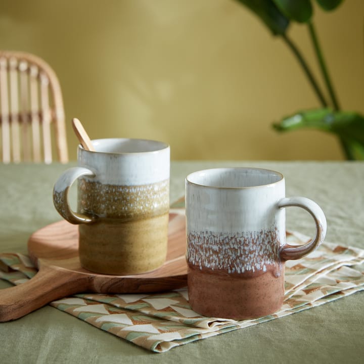 Kiln Accents kopp 40 cl 2 deler, Ochre-rust Denby