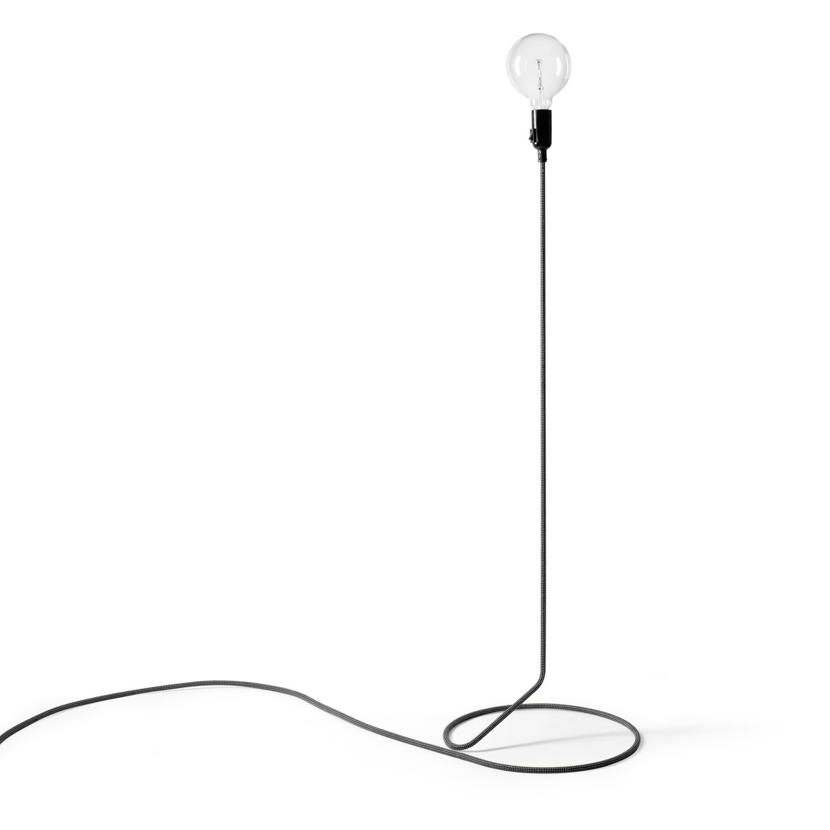 Bilde av Design House Stockholm Cord lampe Svart-hvit