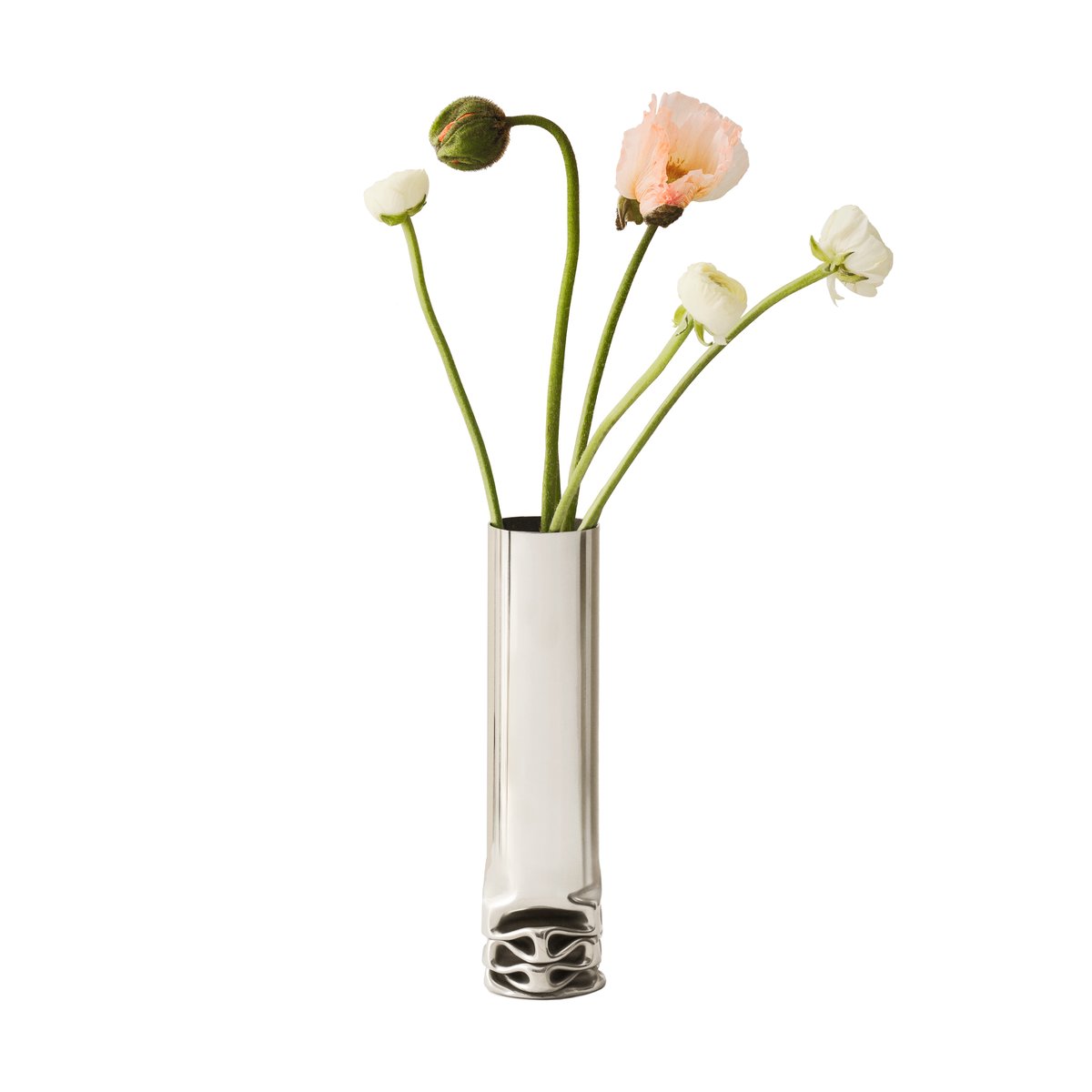 Bilde av Design House Stockholm Hydraulic vase 25 cm Stainless steel