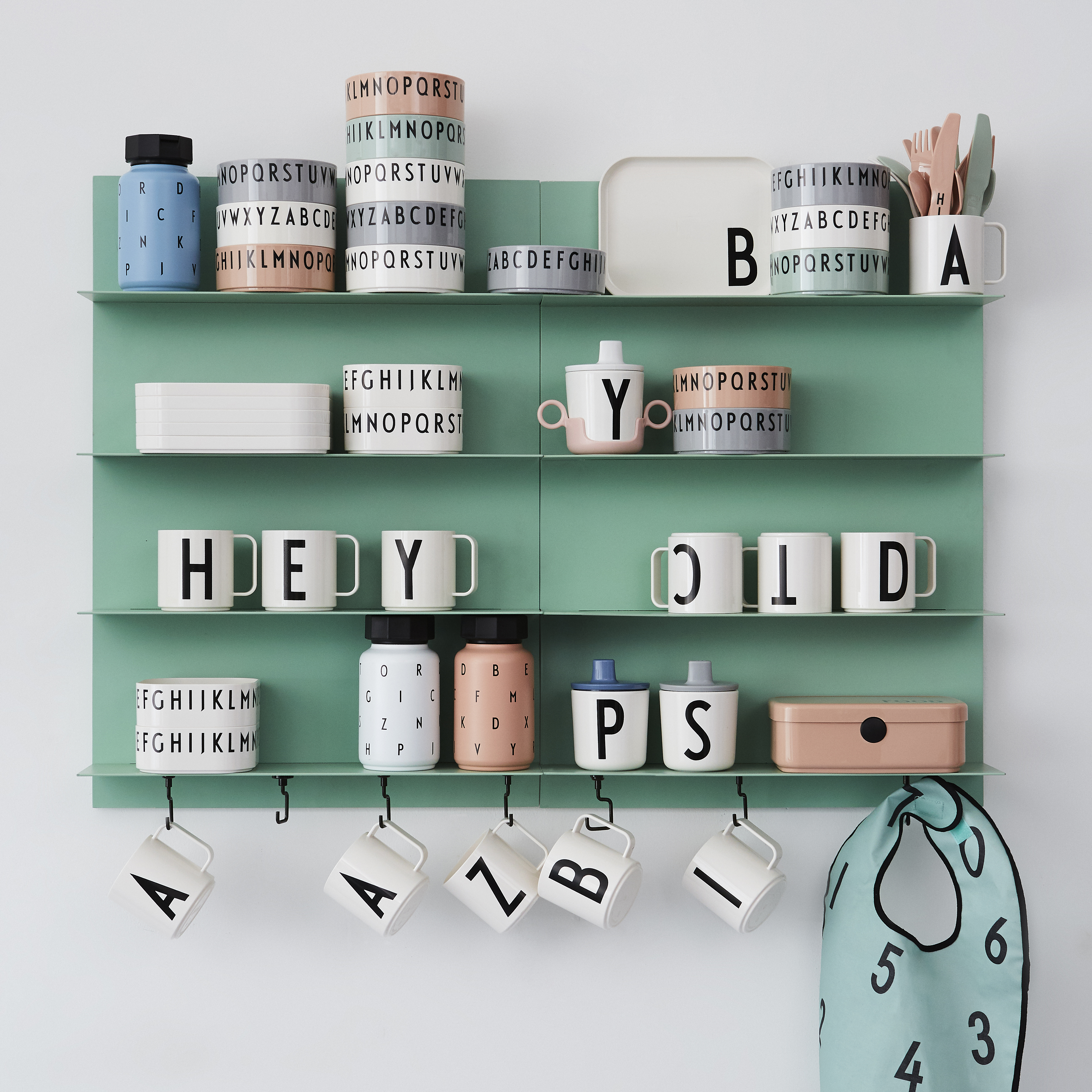 Design Letters barn termosflaske Rosa