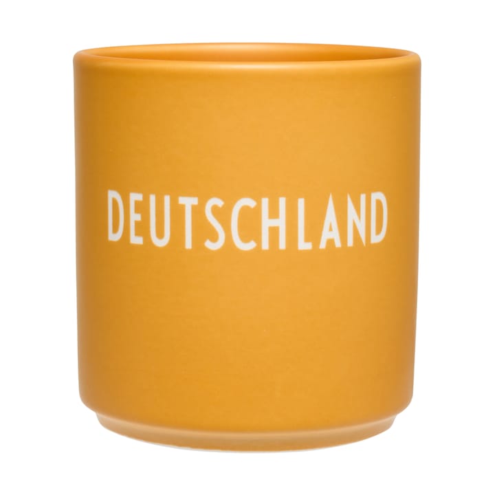 Design Letters favorittkopp 25 cl - Deutschland-orange - Design Letters