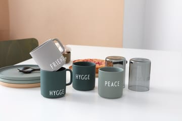 Design Letters favorittkopp med hank 25 cl - Hygge-dark green - Design Letters