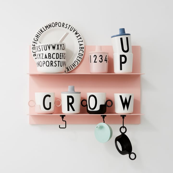 Design Letters lokk til melaminkopp, Nude Design Letters