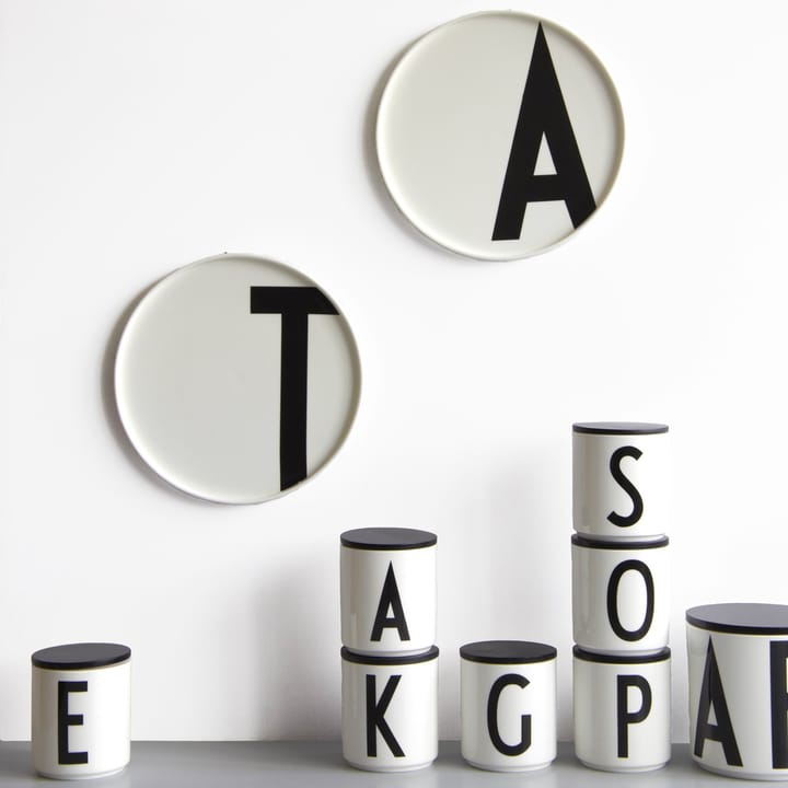 Design Letters tallerken, K Design Letters