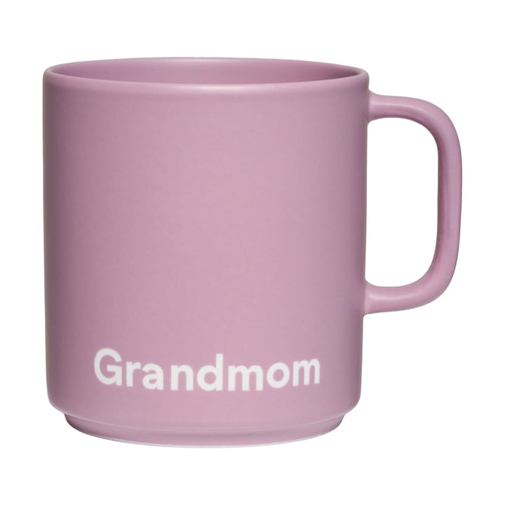 Design Letters VIP favorittkopp med hank 25 cl - Grandmom-lavender - Design Letters