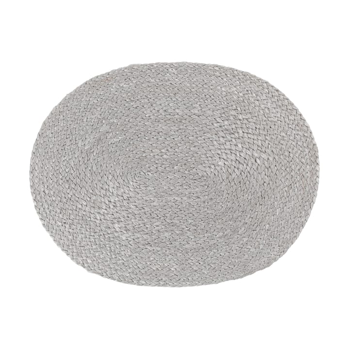 Elin spisebrikke oval - Silver grey - Dixie