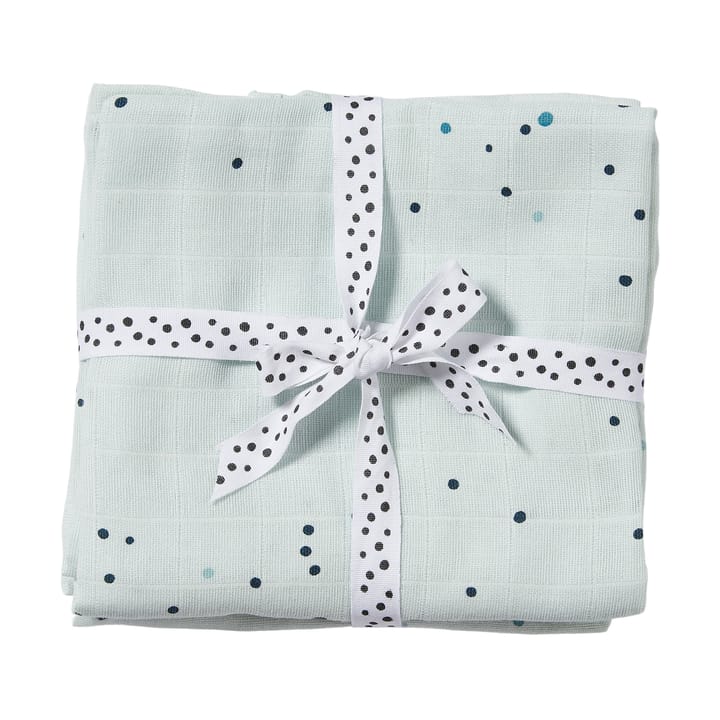 Dreamy Dots babyteppe 120x120 cm 2-pk, Blue Done by deer