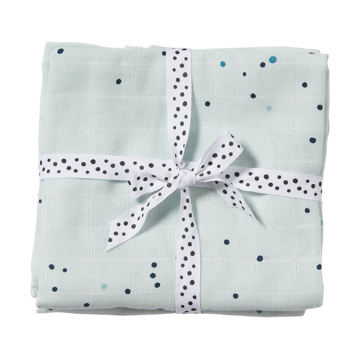 Bilde av Done by deer Dreamy Dots babyteppe 120x120 cm 2-pk Blue