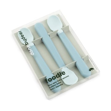 Easy-grip foodie skje 3-pk - Blue - Done by deer