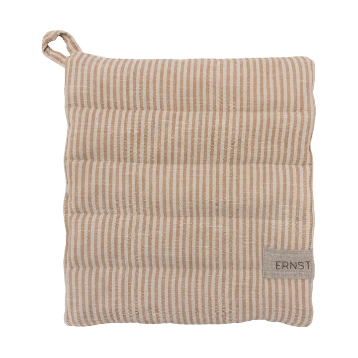 Ernst gryteklut stripete 23x25 cm - Karamell-beige - ERNST