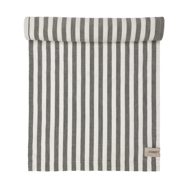 Ernst løper bred stripe 45x250 - Grønn-hvit - ERNST