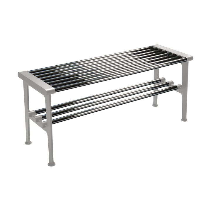 Nostalgi benk 100 cm, Krom-aluminium Essem Design