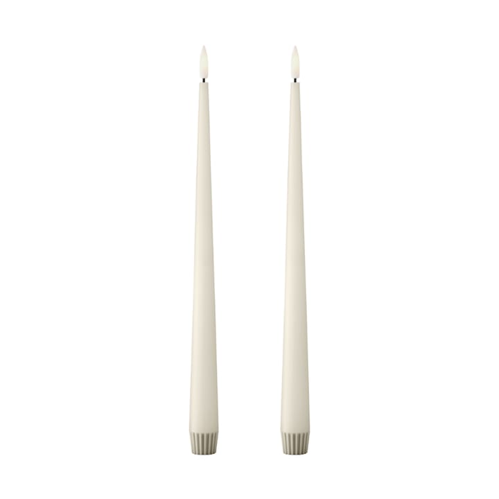 ester & erik kronelys LED 30 cm 2-pakning - 06 Ivory - ester & erik