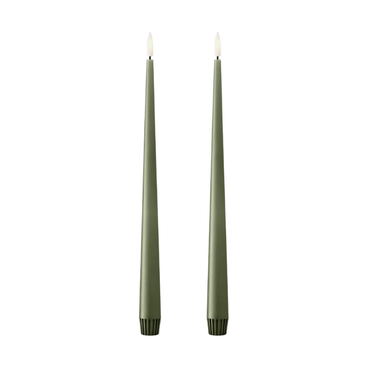 ester & erik kronelys LED 30 cm 2-pakning - 70 Green Soil - ester & erik