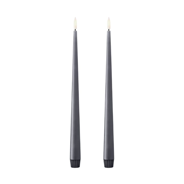 ester & erik kronelys LED 30 cm 2-pk - 74 Dark Slate - Ester & erik