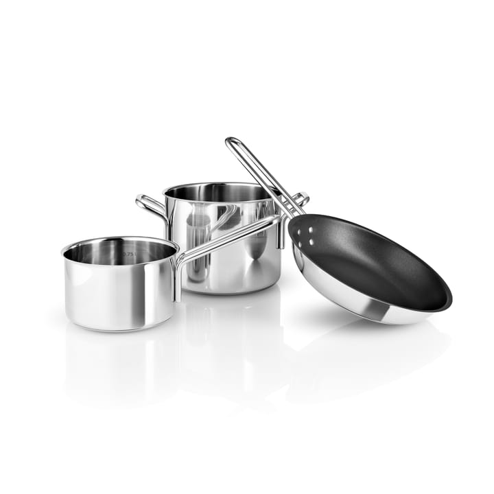 Eva Trio Stainless Steel startsett 3 deler, Rustfritt stål Eva Solo