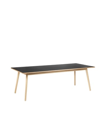 C35C spisebord 95x220 cm - Black-oak nature lacquered - FDB Møbler