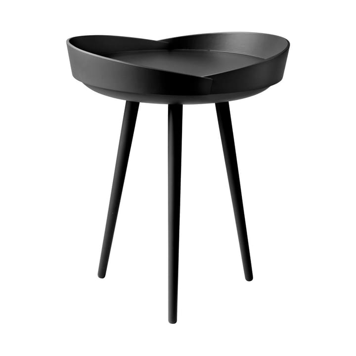 D106 Bakkedal serveringsbord Ø38 cm - Beech black painted - FDB Møbler