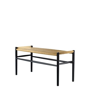 J163 Piano benk - Oak black painted-nature - FDB Møbler