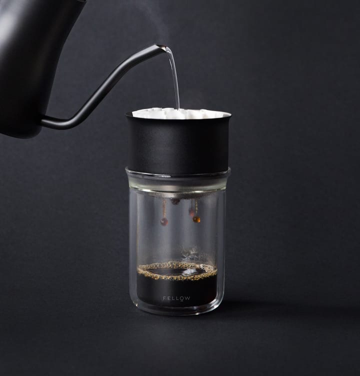 Stagg X Pour-Over Dripper - Matte black-clear glass - Fellow