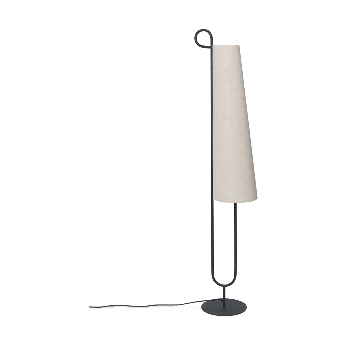 Bilde av ferm LIVING Ancora gulvlampe Black-Natural